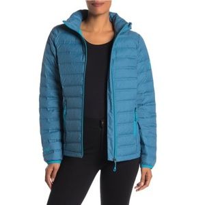 Gerry Miriam Blue Down Puffer Jacket Packable Size Small